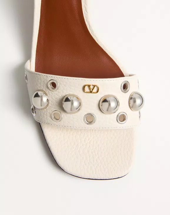 Valentino Nellcôte Sandal In Grainy Calfskin 60Mm - Image 3